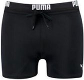 PUMA Swim Logo Trunk Heren Zwembroek - zwart - Maat S