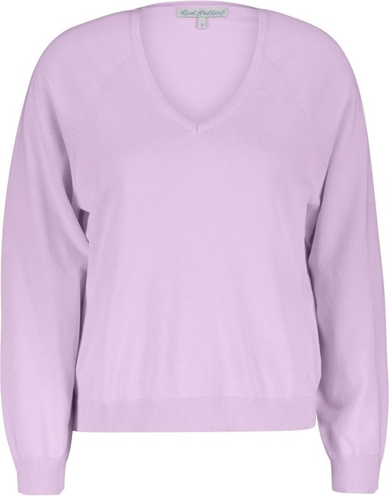Red Button Trui Fay Fine Knit Srb4223 Soft Lilac Dames Maat - M