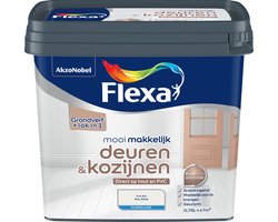 Flexa - Mooi Makkelijk Deuren & Kozijnen Zijdeglans - Fris wit / RAL 9016 - 0.75 L