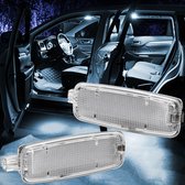 LED - Interieur - Zonneklep - Spiegel Lamp - Leeslamp - 2 paar - Voor Audi A4 - A3 - A5 - A6 - Q5