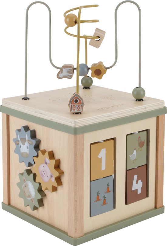 Little Dutch activiteitenkubus FSC - Little Farm