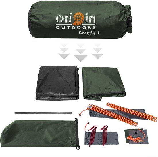 Snugly Koepeltent - 1 Persoons - Origin Outdoors