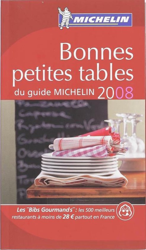 Cover van het boek 'Bonnes petites tables du guide Michelin / 2008'