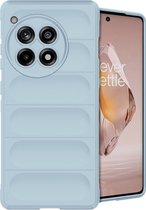 iMoshion Hoesje Geschikt voor OnePlus 12R Hoesje Siliconen - iMoshion EasyGrip Backcover - Lichtblauw