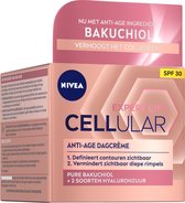 NIVEA CELLular Expert Lift Anti-Age Dagcrème - Alle huidtypen - SPF 30 - Met bakuchiol en hyaluronzuur - 50 ml - Moederdag Cadeautje