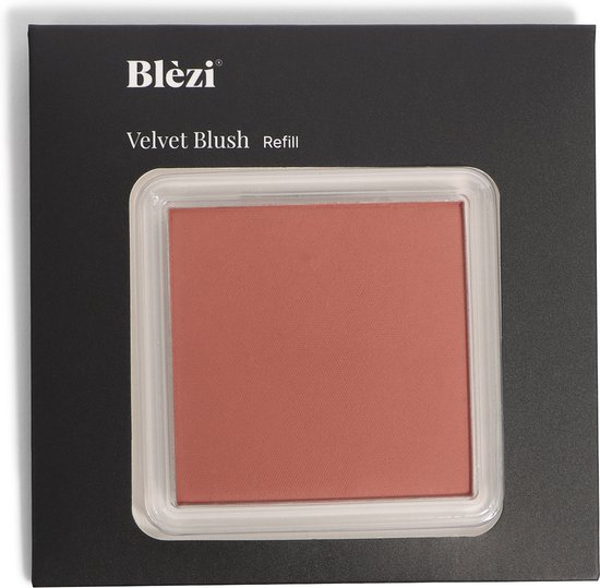 Blèzi® Velvet Blush Recharge 20 Natural Peach - Blush Peach pour un look naturel - Naturel et vegan