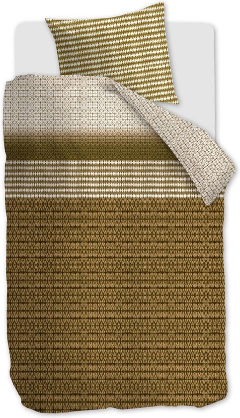 Beddinghouse Yori dekbedovertrek - Lits-Jumeaux XL - 260x200/220 - Goud