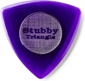 Dunlop Plek. Stubby Triangle 3,00mm 6er-Set Dark Purple - Plectrum set