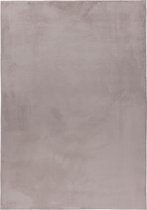 Pochon - Tapijt Pouffy - Beige - 110x60x2 - Vloerkleed - Effen - Hoogpolige Vloerkleed - Rechthoekige Tapijt - Rechthoekige Vloerkleed
