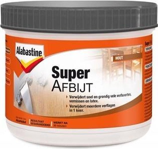 Foto: Alabastine superafbijt hout transparant 500 ml