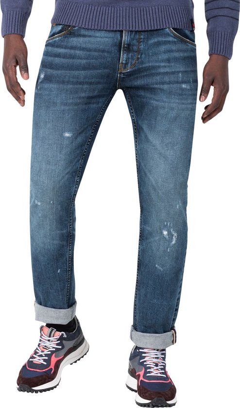 TIMEZONE Heren Jeans Broeken SLIM SCOTTTZ slim Fit Blauw 33W / 32L Volwassenen