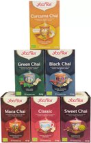 Yogi Tea Lucky Chai - 6 paquets x17 sachets de thé