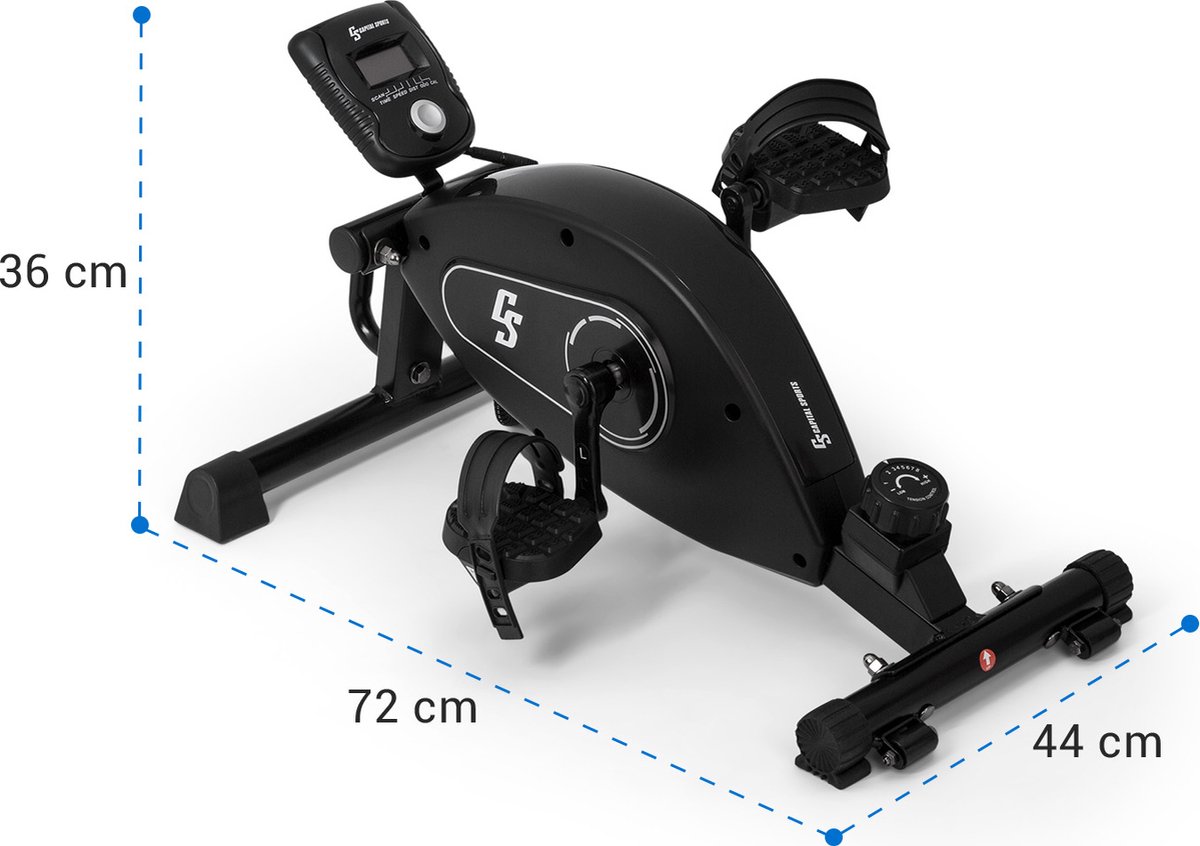 Capital Sports Crius Bluetooth Mini-Bike met 8-Voudige - afbeelding 2