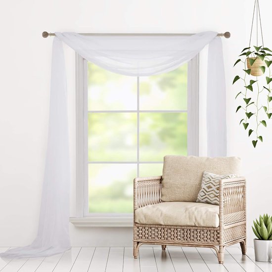 Transparante Gordijnen Voor de Woonkamer 270 x 125 cm