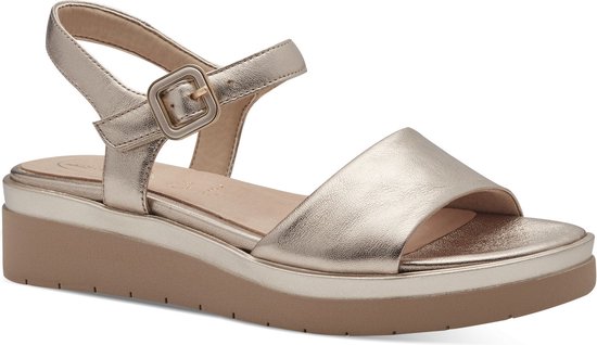 Tamaris COMFORT Essentials Dames Sandalen - LT GOLD - Maat 38