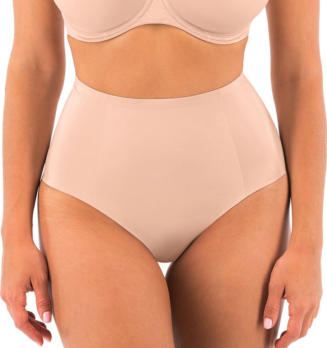 Fantasie SMOOTHEASE SHAPING BRIEF XL Dames Onderbroek - Natural Beige - Maat XL