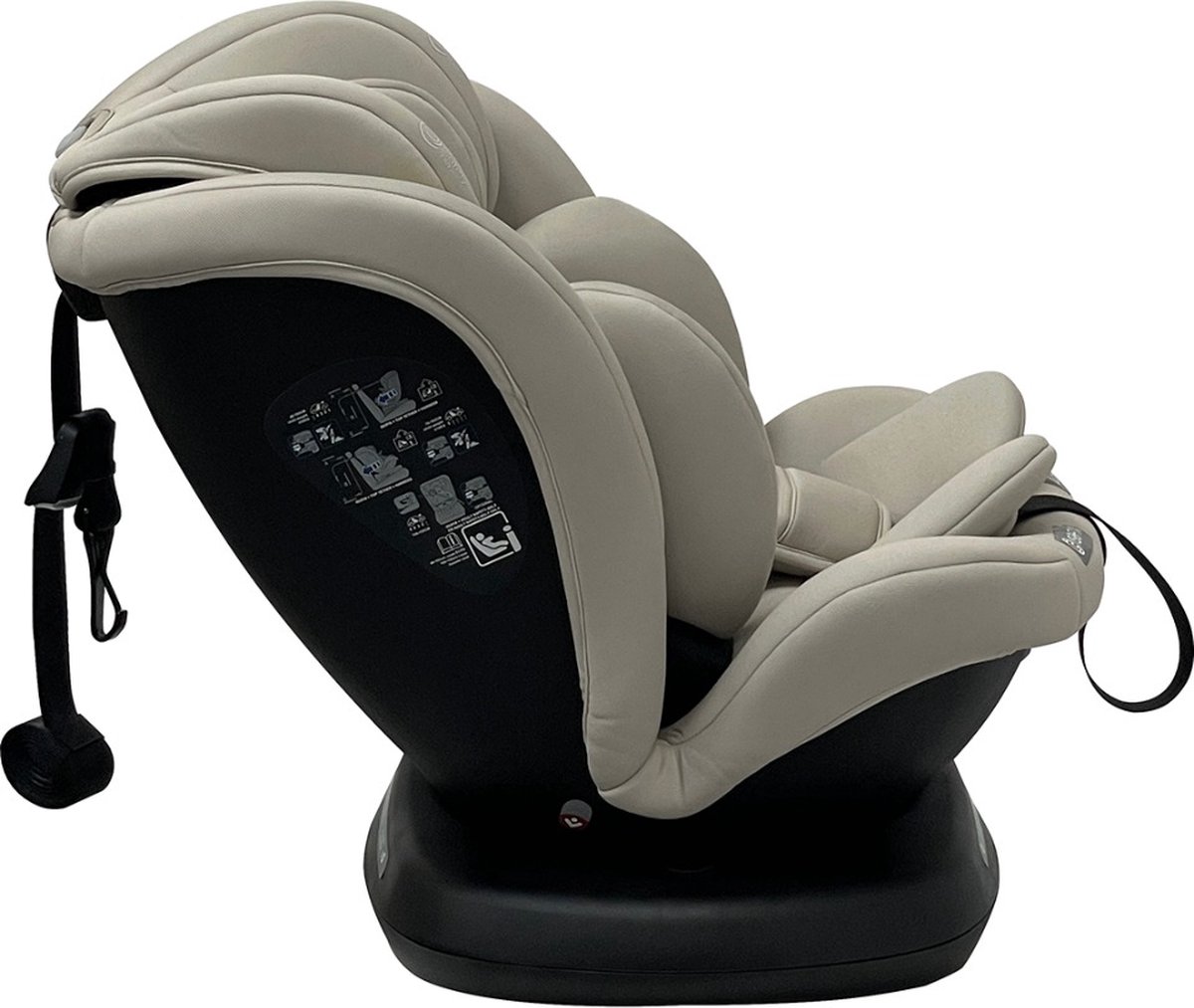 Ding Aiden 360° autostoel - Isofix, 40-150cm, geboorte tot 12 jaar thumbnail 5