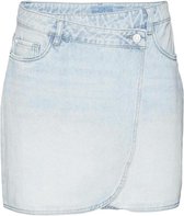 Vero Moda Rok Vmbetty Mr Short Wrap Denim Skirt G 10307663 Light Blue Denim Dames Maat - M