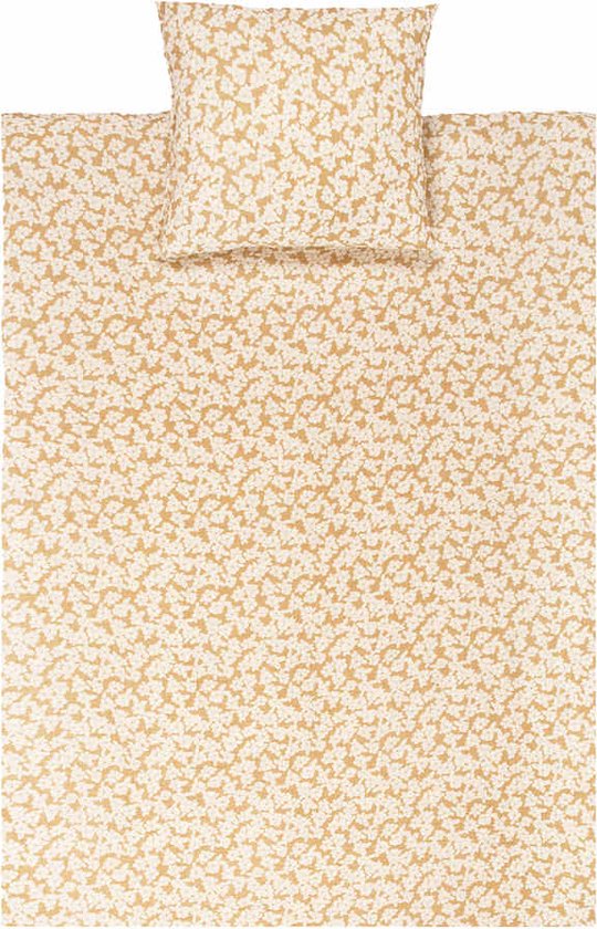 Foto: Nobodinoz kinderdekbedovertrek wabi sabi 150x200 golden brown sakura