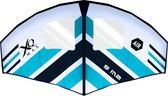 XQ Max Windsurf Wing - 5m2 - 200 x 345 cm - Met Draagtas - Blauw/Wit