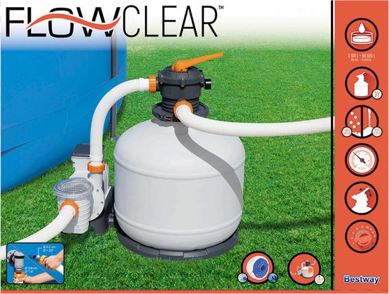 Foto: Bestway flowclear zandfilterpomp 11355 l u