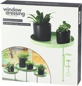 Esschert Design Plantenblad met klem rond L groen