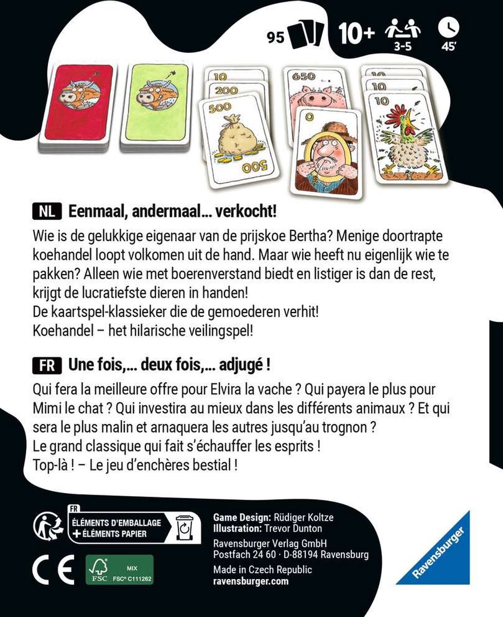 Ravensburger Koehandel - Nederlandstalig kaartspel — afbeelding 8