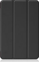 Hoes Geschikt voor iPad Air 6 (10,9 inch) Hoes Tri-fold Tablet Hoesje Case - Hoesje Geschikt voor iPad Air 2024 Hoesje Hardcover BookCase - Zwart
