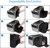 transportbox voor kleine huisdieren, katten, honden, konijnen 43L x 28B x 28H centimeter