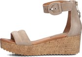 AYANA 722025 Sandalen - Met Sleehak - Dames - Beige - Maat 39