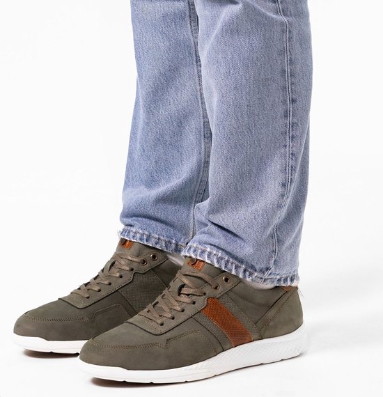 No Stress Heren Groene nubuck sneakers Maat 47 bol