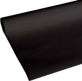 Cosy & Trendy Tafelloper - 2x - papier - zwart - 480 x 40 cm
