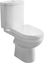 Nemo Go Riele PACK staand toilet - met softclose en afneembare zitting – PK afvoer – wit