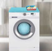 Wasmachine-hoes voor droger en wasmachine, afmetingen: 60 x 60 x 5 cm, turquoise
