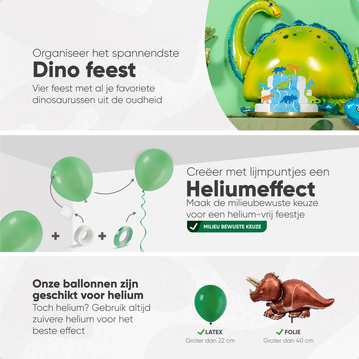 Fissaly 87 Stuks Dinosaurus Jungle Decoratie set – Dino & Safari Verjaardag Versiering – Thema Kinderfeestje — afbeelding 6