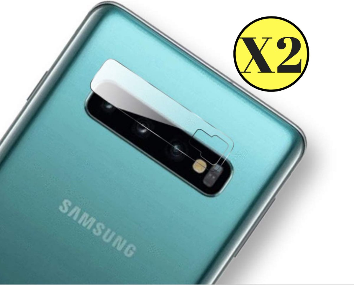Camera Protector voor Samsung Galaxy S10 - 2 stuks van glas Transparante glazen