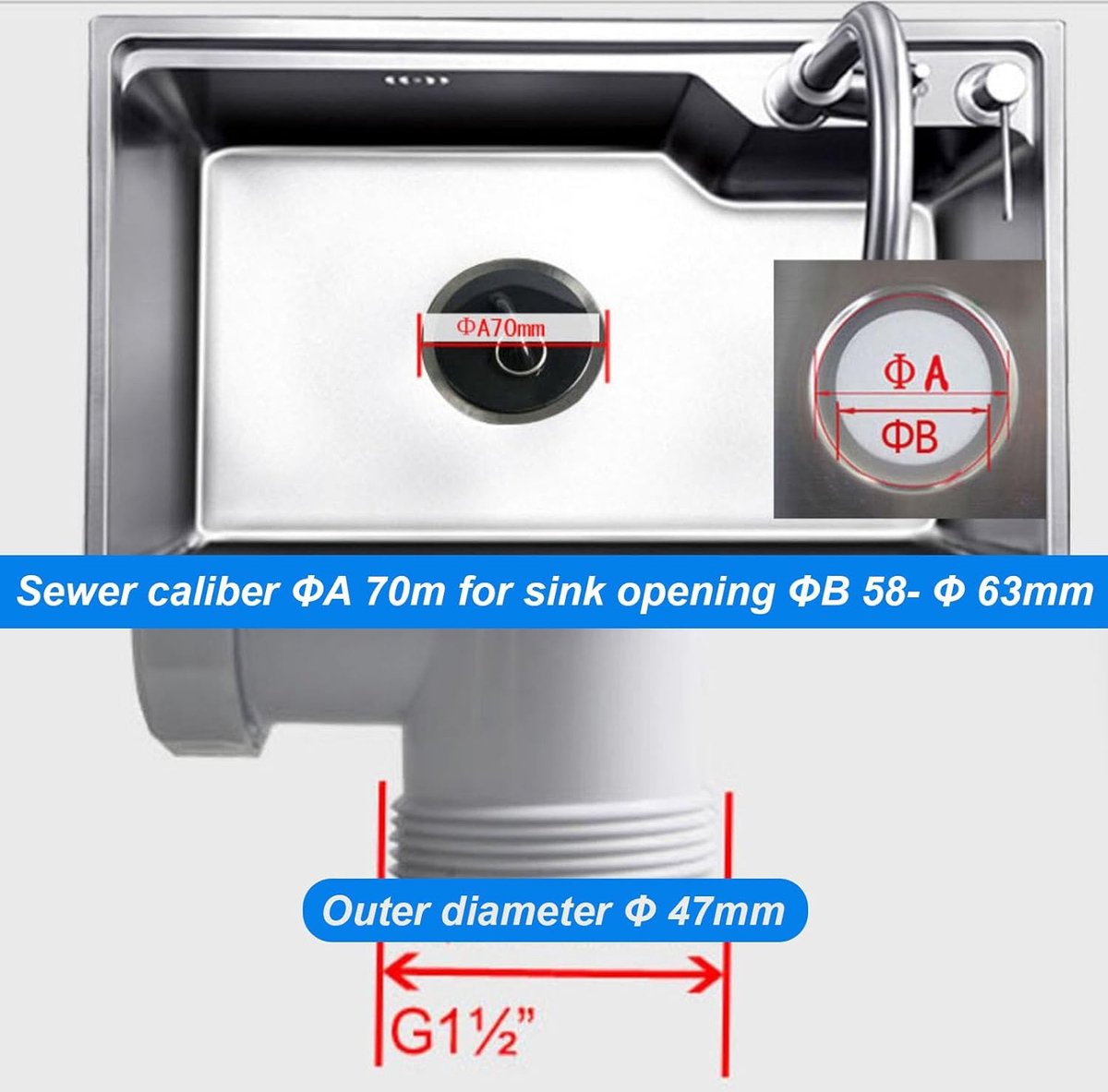 Lot De 3 Crépines De Vidange 70mm - Filtre Évier & Douche En Acier Inoxydable - Anti-bouchons Pour Cuisine & Salle De Bain