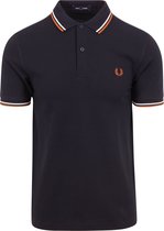 Fred Perry - Polo M3600 Navy V33 - Slim-fit - Heren Poloshirt Maat L