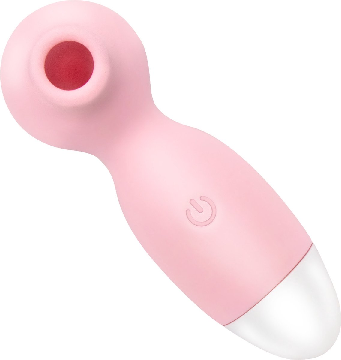 Cupitoys® Luchtdruk vibrator klein - 12,2cm - Lichtroze - 7 standen - Vibrators voor vrouwen en mannen - Sex toys voor vrouwen en mannen