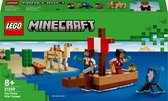 LEGO Minecraft® Le voyage en bateau pirate 21259
