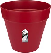 Elho Loft Urban Rond 40 - Pot De Fleurs pour Extérieur - Ø 38.5 x H 35.3 cm - Rouge