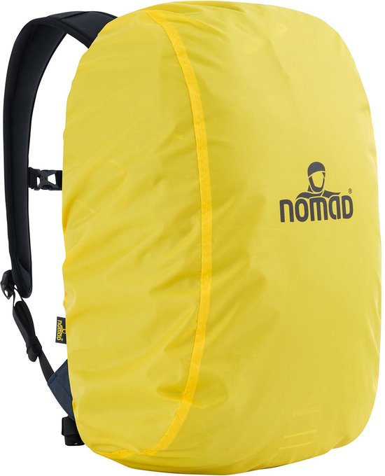 Sac à dos avec housse de pluie NOMAD® 20-30L | Jaune | Housse de sac à dos imperméable | Frappant et réfléchissant | Sac inclus