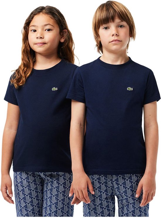 Lacoste Tj1122 T-shirt Met Korte Mouwen Blauw 10 Years Jongen