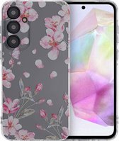iMoshion Hoesje Geschikt voor Samsung Galaxy A35 Hoesje Siliconen - iMoshion Design hoesje - Meerkleurig / Blossom