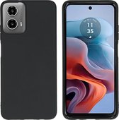 iMoshion Hoesje Geschikt voor Motorola Moto G34 Hoesje Siliconen - iMoshion Color Backcover - Zwart