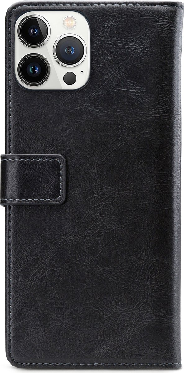 Mobilize - iPhone 13 Pro Max Hoesje - Elite Gelly Wallet Book Case Zwart