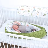 Baby Cocoon Bumper Reiswieg 100% katoen Anti-allergisch - babynestje \ Warm nest baby