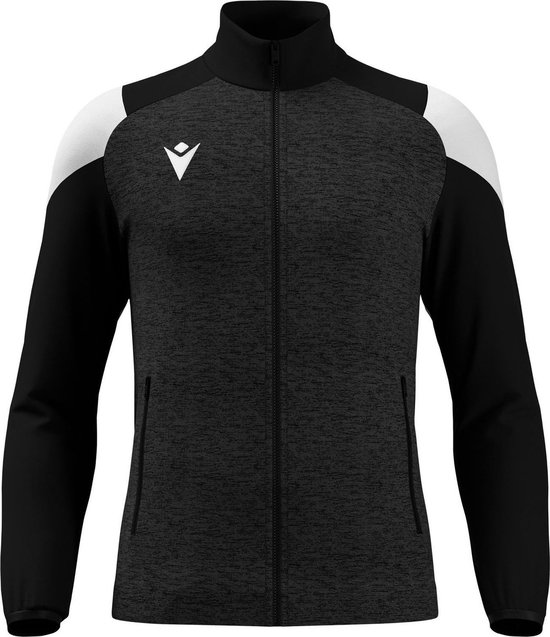 Macron Glory Vanir Top Full Zip Heren - Zwart / Wit | Maat: L