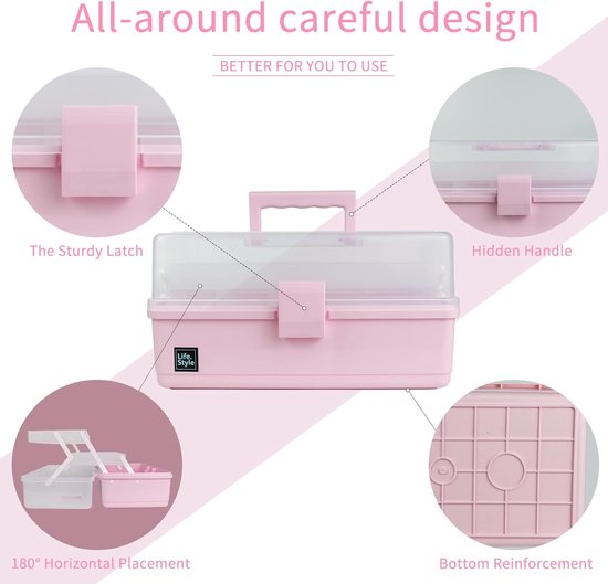 DOITOOL Siliconen Mal – Kleurrijke Opbergdoos Mal Voor Make-up, Kristallen Organizer, DIY Knutselmal, Wit, 16,9 X 10,7 X 4,5 Cm