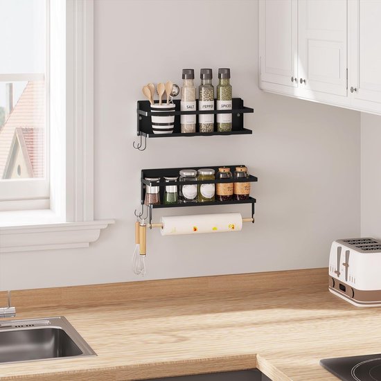 Étagère Murale En Bois - Rustique, Marron - Pour Cuisine, Salle De Bain, épices, Serviettes - Neuve